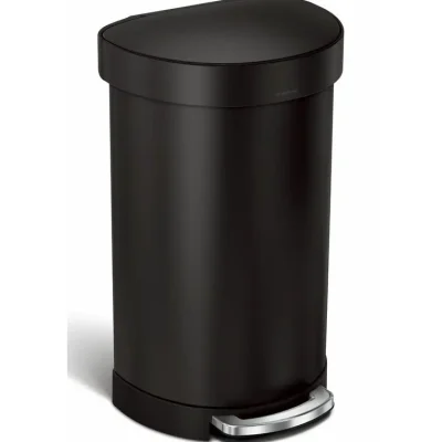 Simplehuman atkritumu tvertne - atkritumu grozs 45 l, matēti melns CW2099