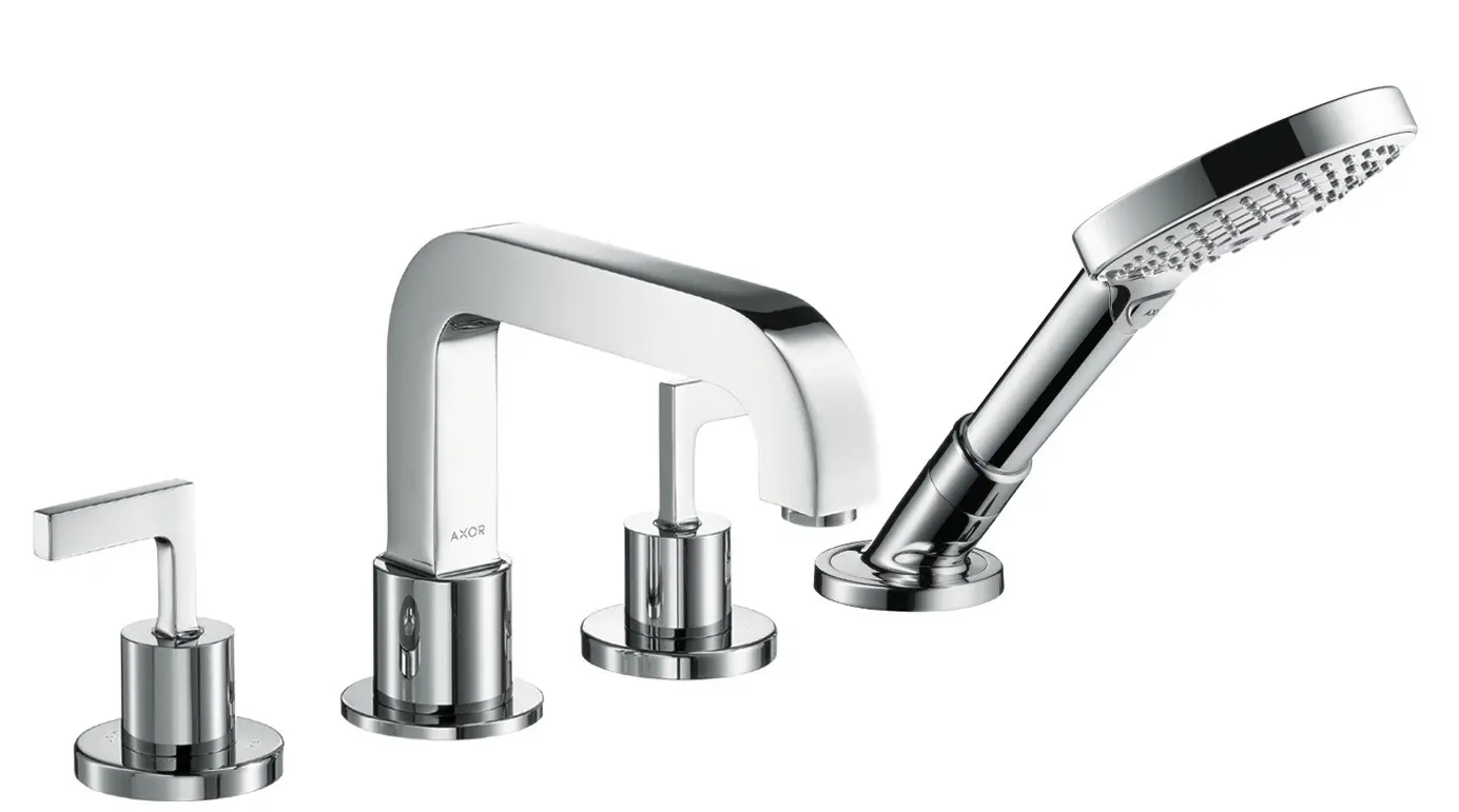 Axor Citterio - 4 caurumu vannas maisītājs, hroms 39446000
