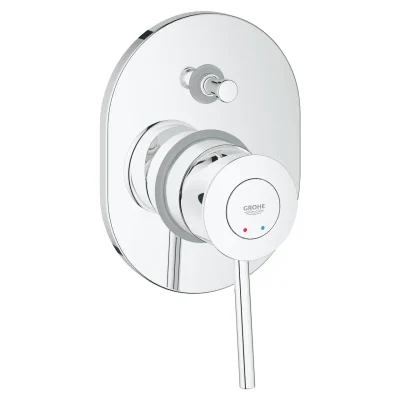 Grohe BauClassic - vannas maisītājs - zemapmetuma, ar iebūvējamo korpusu, hromēts 29047000