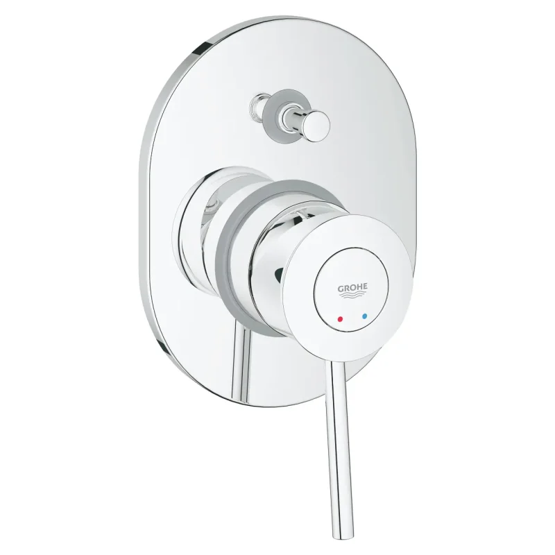 Grohe BauClassic - vannas maisītājs - zemapmetuma, ar iebūvējamo korpusu, hromēts 29047000