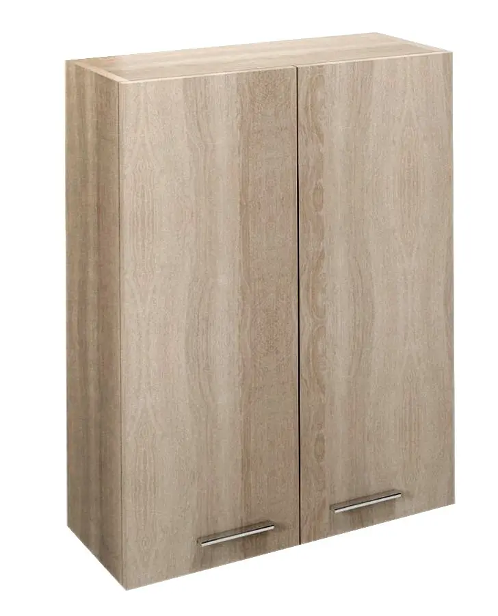 Aqualine Keramia Fresh - augšējais skapis ZOJA, 50x76x23 cm, platīna ozols 51304