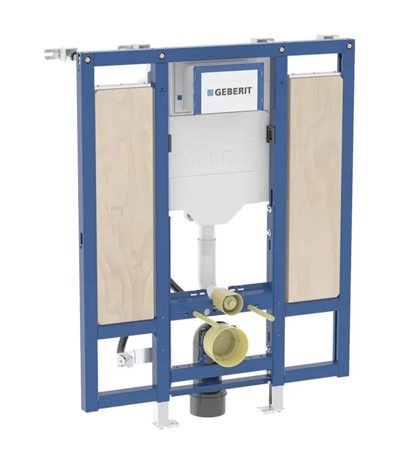 Geberit Duofix - priekšsienas elements sienas WC, bezbarjeru, balstiem, augstums 112 cm 111.375.00.6