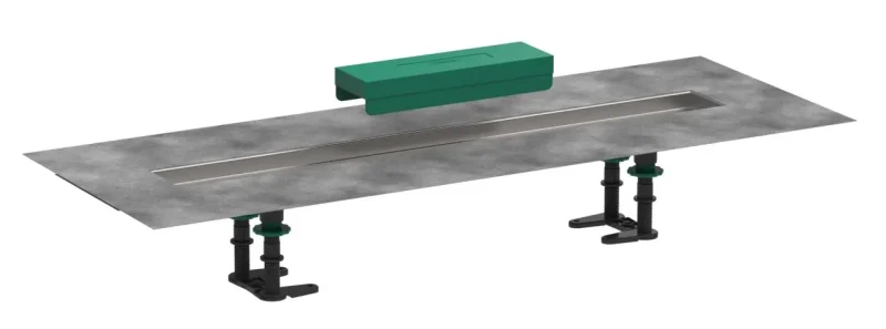Hansgrohe uBox universal - uzstādīšanas komplekts 700 dušas notekām, gatavie komplekti, nerūsējošais tērauds 56011180