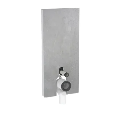 Geberit Monolith - sanitārais modulis stāvošam WC, 114 cm, pieslēgums apakšā, betona stils 131.033.JV.5