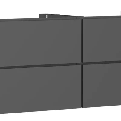 Hansgrohe Xilesa E - izlietnes apakšskapītis, 62x138x55 cm, 4 atvilktnes, matēti pelēks 54305760