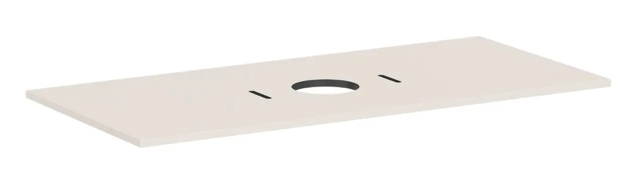 Hansgrohe Xilesa E - izlietnes plātne, 118x55 cm, izgriezums vidū, smilškrāsas matēta 54277780