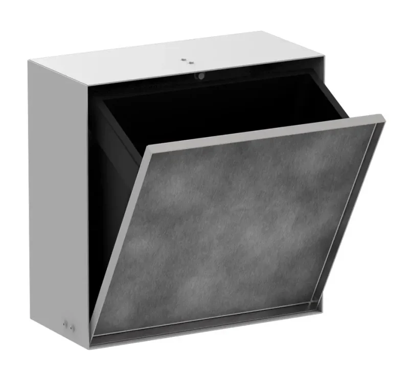 Hansgrohe XtraStoris Rock - zemapmetuma atkritumu tvertne 6 l, balta matēta 56090700
