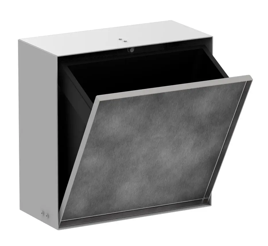 Hansgrohe XtraStoris Rock - zemapmetuma atkritumu tvertne 6 l, balta matēta 56090700