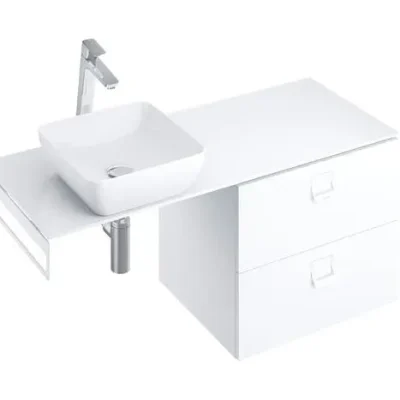 Ravak Comfort - izlietnes plātne 120x46x2 cm, spīdīgi balta X000001381