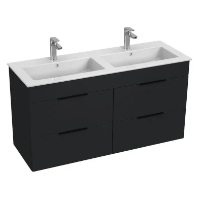 Jika Cube - dubultizlietne ar apakšskapi 118x43x61 cm, matēti antracīta H4536621763521