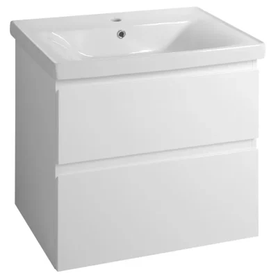 Aqualine Altair - izlietnes apakškabinets 60x70x45 cm, 2 atvilktnes, balts AI270
