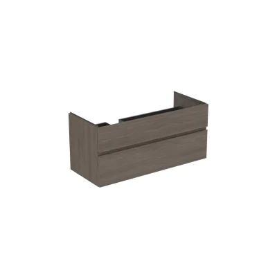 Ideal Standard Finesse - izlietnes skapītis 120x51x55 cm, 2 atvilktnes, Dark Elm E3447UR