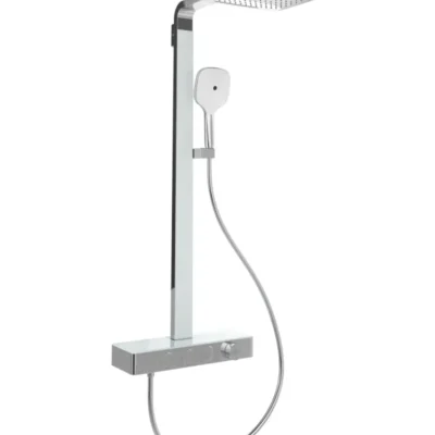 Villeroy & Boch Infinity Showers - dušas komplekts ar termostatu, 36x24 cm, 3 strūklu veidi, hroms TVS11000400061