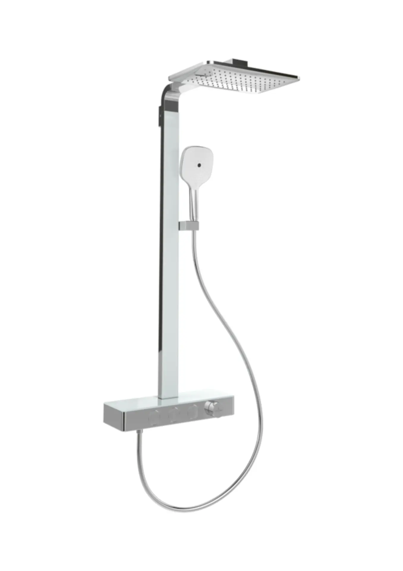 Villeroy & Boch Infinity Showers - dušas komplekts ar termostatu, 36x24 cm, 3 strūklu veidi, hroms TVS11000400061
