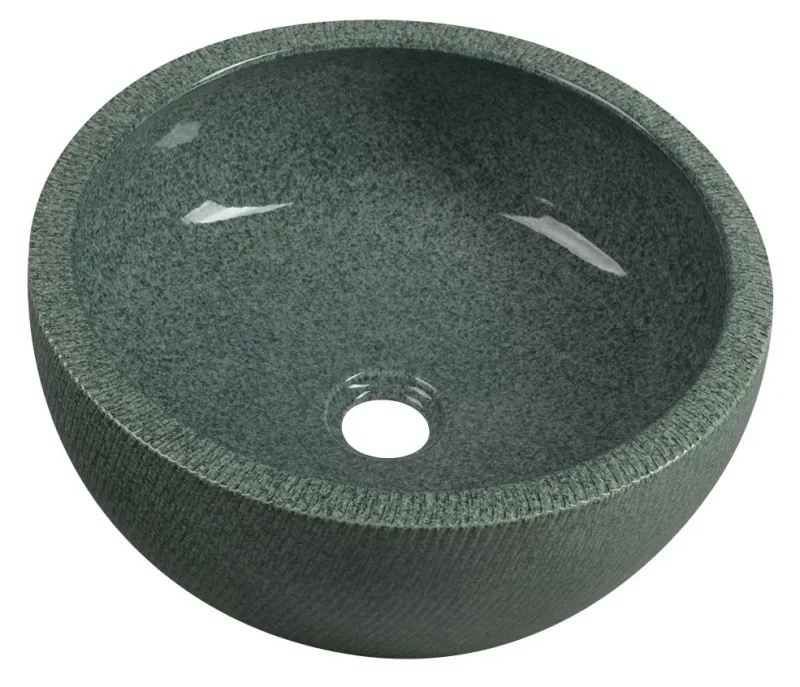 Sapho Priori - izlietne, diametrs 42 cm, zaļa, sanitārā keramika PI013