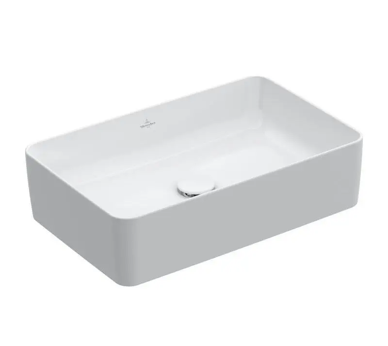 Villeroy & Boch Collaro - uzliekamā izlietne, 56x36 cm, CeramicPlus, Alpu balts 4A2056R1