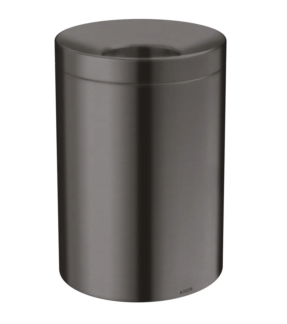 Axor Universal Circular - atkritumu tvertne 5 l, hroms melni birstēts 42872340