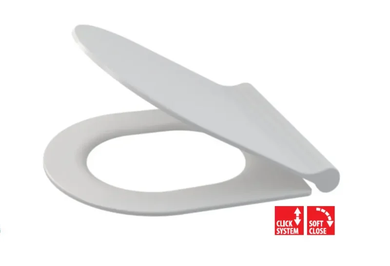 Alcadrain WC sēdekļi - tualetes sēdeklis Slim, SoftClose, Duroplast, balts A67SLIM
