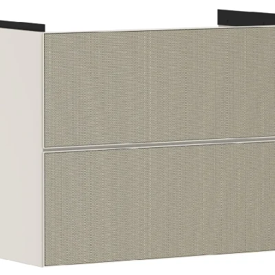 Hansgrohe Xevolos E - izlietnes skapītis 78x58x48 cm, 2 atvilktnes, matēti bēšs/bronza 54179390
