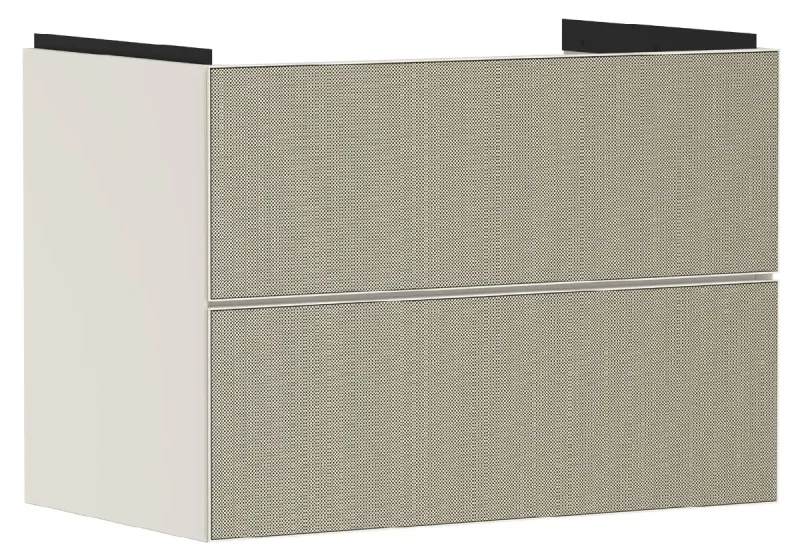 Hansgrohe Xevolos E - izlietnes skapītis 78x58x48 cm, 2 atvilktnes, matēti bēšs/bronza 54179390
