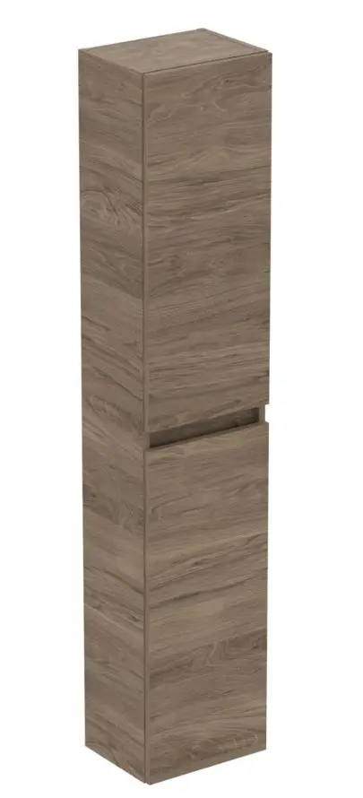 Ideal Standard Eurovit+ - augstais skapis, 150x30x24 cm, 2 durvis, eņģes pa kreisi/pa labi, valrieksts R0268Y9