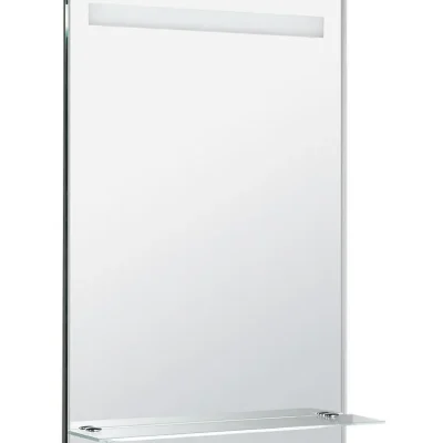 Aqualine Accessoires - spogulis ar LED apgaismojumu, 60x80 cm, stikla plaukts ATH53