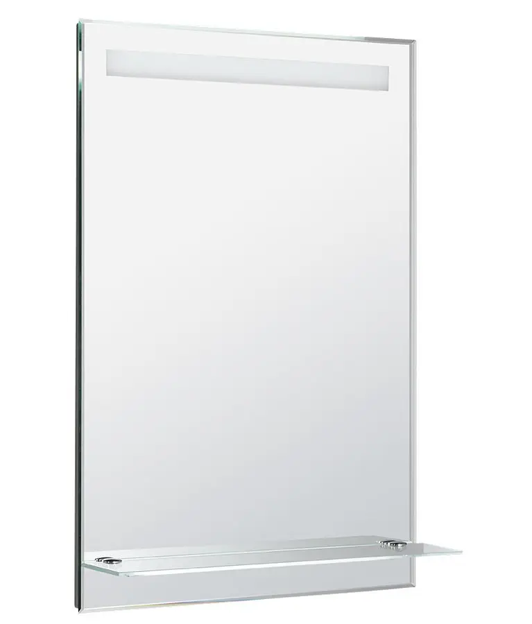 Aqualine Accessoires - spogulis ar LED apgaismojumu, 60x80 cm, stikla plaukts ATH53