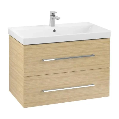 Villeroy & Boch Avento - izlietnes skapītis, 78x51x45 cm, 2 atvilktnes, nordic Oak A89100VJ