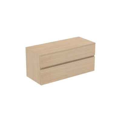 Ideal Standard Finesse - izlietnes skapītis, 120x51x56 cm, 2 atvilktnes, balināts ozols E3431US