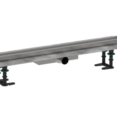 Hansgrohe RainDrain Compact - dušas noteka 80 cm flīžu ievietošanai, ar režģi 56167000
