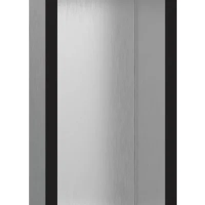 Hansgrohe XtraStoris Individual - sienas niša ar dizaina rāmi, 30x15x10 cm, matēts nerūsējošais tērauds/matēti melns 56094670