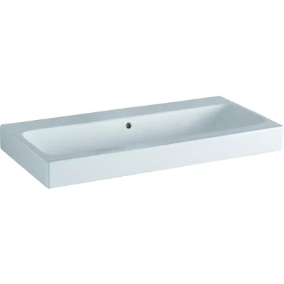 Geberit iCon - izlietne, 120x49 cm, ar KeraTect, balta 124025600