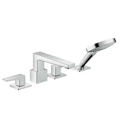 Hansgrohe Metropol - vannas maisītājs vannas malai, 4 caurumu montāža, hroms 32552000