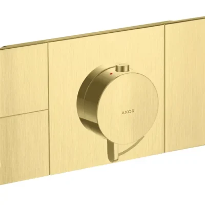 Axor One - zemapmetuma termostata maisītājs, 3 patērētājiem, birstēts misiņš 45713950