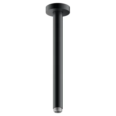 Keuco Elegance - griestu izvads, 30 cm, melns hromēts 51689130300