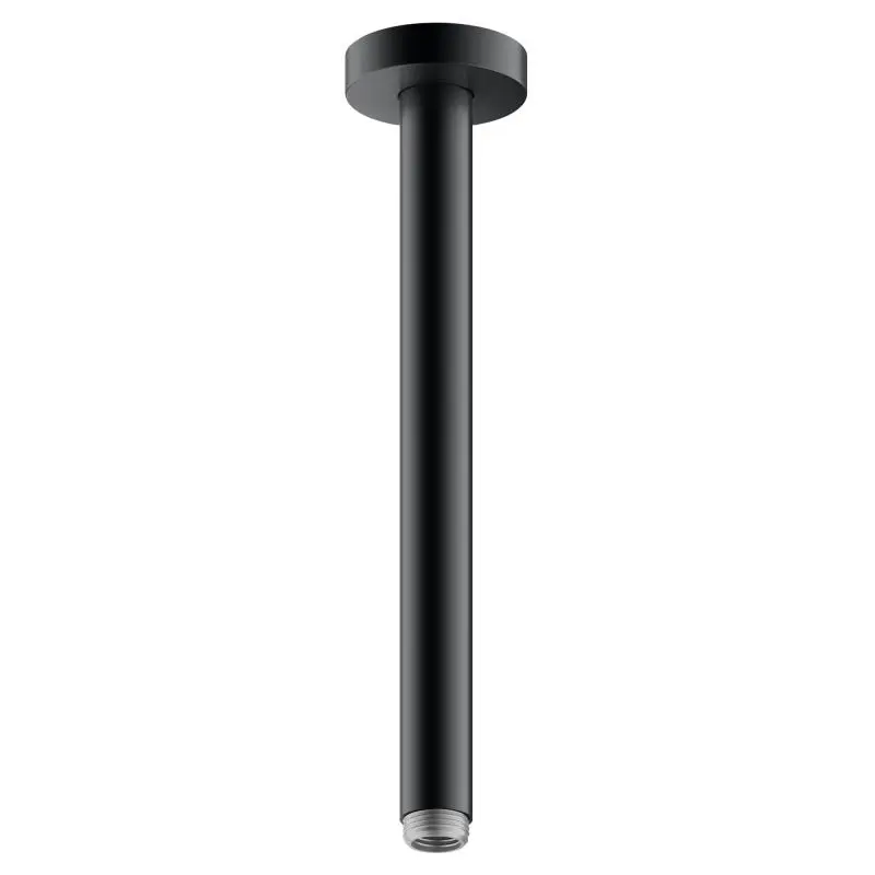 Keuco Elegance - griestu izvads, 30 cm, melns hromēts 51689130300
