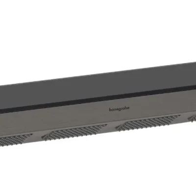 Hansgrohe Rainfinity - plecu duša ar plauktiņu, hroms melns birstēts 26243340