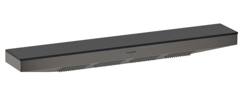 Hansgrohe Rainfinity - plecu duša ar plauktiņu, hroms melns birstēts 26243340