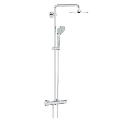 Grohe Euphoria - dušas sistēma XXL ar termostata maisītāju, 21 cm, hromēts 27964000