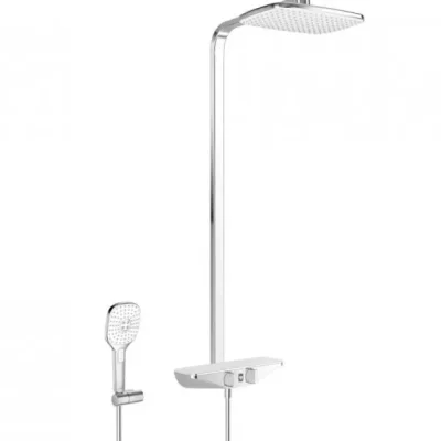 Hansa Emotion - termostata dušas komplekts Wellfit, 36x22 cm, balts / hroms 5865017282