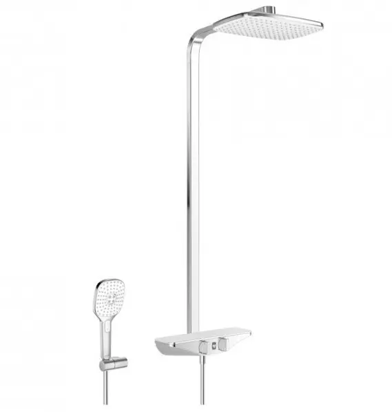 Hansa Emotion - termostata dušas komplekts Wellfit, 36x22 cm, balts / hroms 5865017282