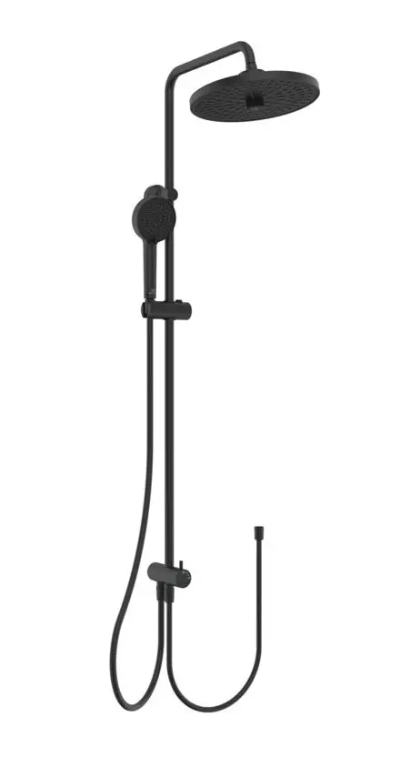 Ideal Standard CeraTherm - dušas komplekts bez maisītāja, diametrs 26 cm, 2 strūklas veidi, zīdaini melns BD747XG