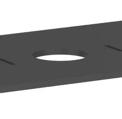 Hansgrohe Xilesa E - izlietnes plātne, 78x55 cm, izgriezums vidū, pelēka matēta 54275760