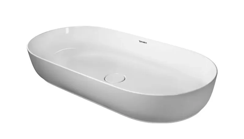 Duravit Luv - uzliekamā izlietne, 80x40 cm, DuraCeram, Alpu balta 0379800000