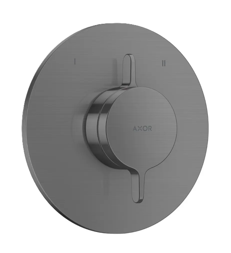 Axor One - maisītājs zemapmetuma montāžai, 2 patērētājiem, hroms melns birstēts 48415340