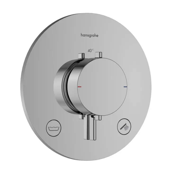 Hansgrohe Ecostat Comfort S - zemapmetuma termostata maisītājs 2 patērētājiem, hroms 33718000