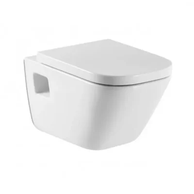 Roca The Gap - piekaramais WC, Rimless, balts A34647F000