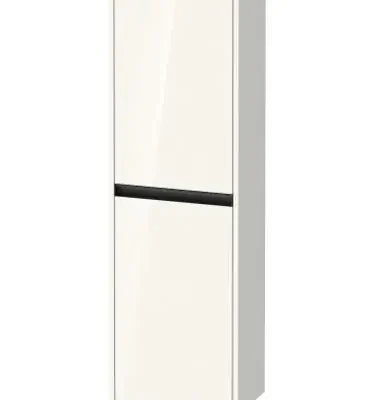Duravit Ketho.2 - skapis 132x40x24 cm, 2 durvis, durvju eņģes labajā pusē, balts spīdīgs K21319R22220000