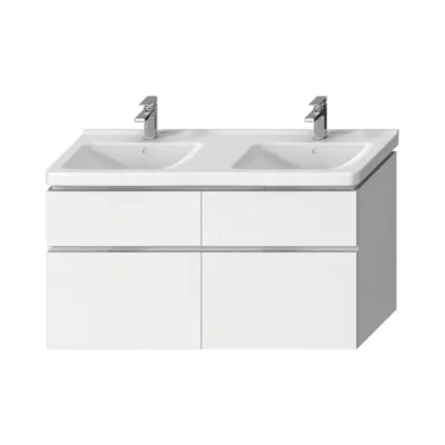 Jika Cubito Pure - dubultās izlietnes apakšskapis 128x68 cm, balts H40J4274025001