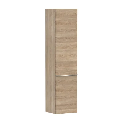 Hansgrohe Xelu Q - augstais skapis 40x165x35 cm, 2 durvis, eņģes kreisajā pusē, dabīgs ozols/matēti balts 54137700